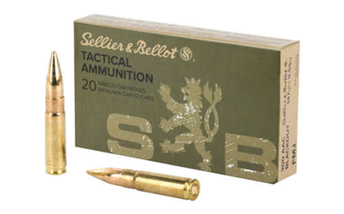 Ammunition Sellier&Bellot Rifle 300Blackout S&B 300BLK 147GR FMJ 20/1000